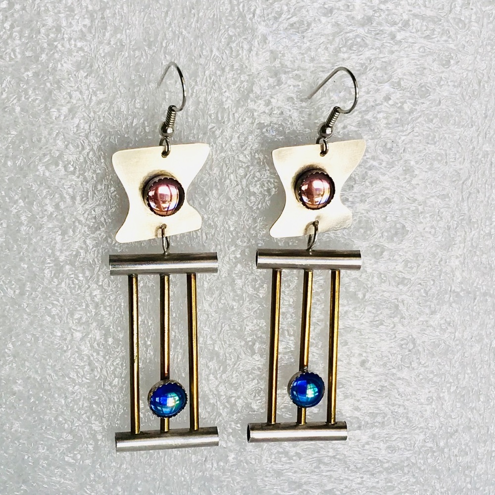 Modern Style Artisan Earrings